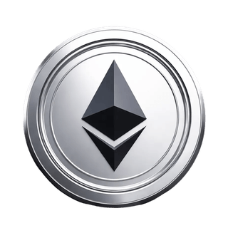 Ícone animado flutuante referente à criptomoeda Ethereum ETH