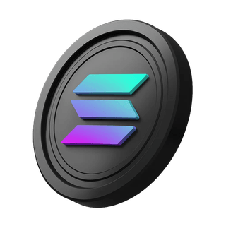 Criptomoeda Solana SOL exibida próxima à área do banner principal
